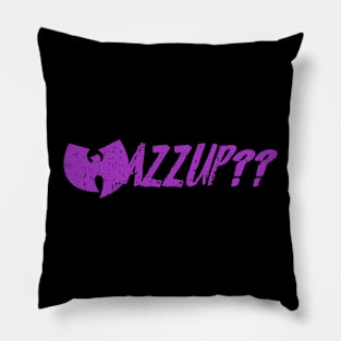 wazzup wutang purple Pillow