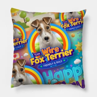 Wire Fox Terrier Puppy Pillow