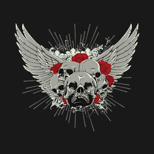 Skull with wings T-Shirt