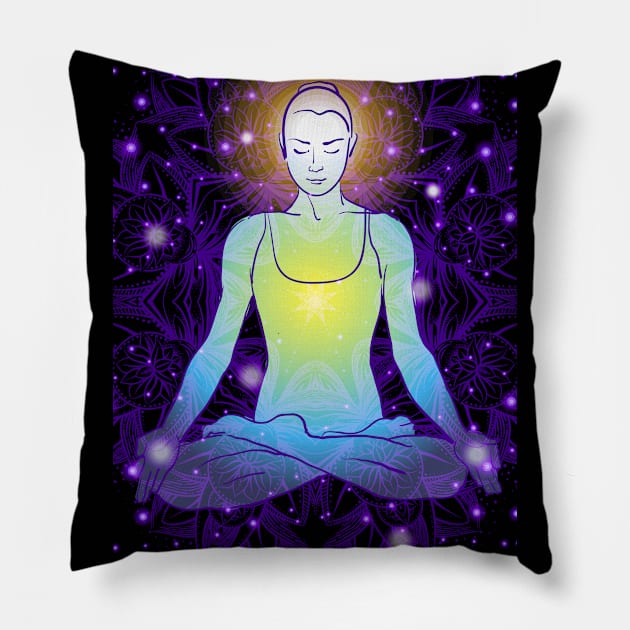 Yoga Pillow by Olga Berlet