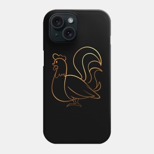 Rooster Pattern Phone Case