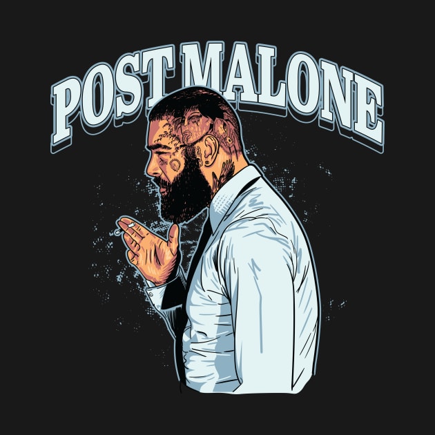 Disover Post Malone Illustration - Post Malone Style - T-Shirt