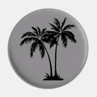 PALM TREE SILHOUETTE Pin