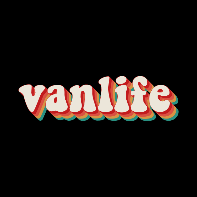 Vanlife Retro Typography by n23tees