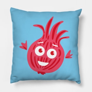 Kawaii Cute Red Onion Pillow