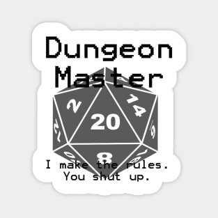 Dungeon Master Rules Magnet