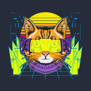 Cyberpunk Kitty T-Shirt