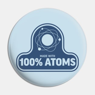 100% Atoms Pin