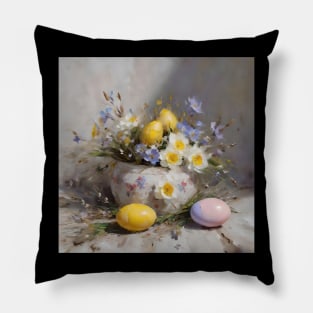 Easter Scene Study Pillow