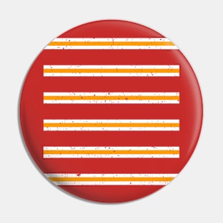 Liverpool Red White Yellow Bar Scarf Design Pin