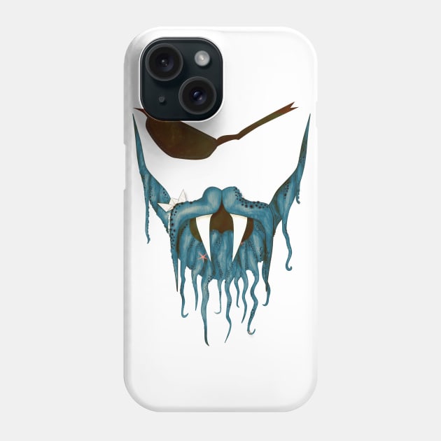 The Tentacle Beard Phone Case by Sybille