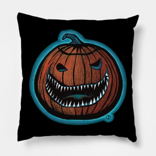 Scary Pumpkin Pillow