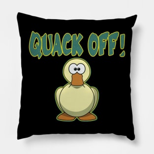 Quack off! Pillow