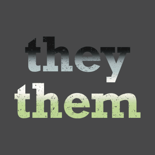 Agender They Them Pronouns T-Shirt