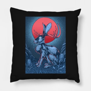 The Jackalope Pillow