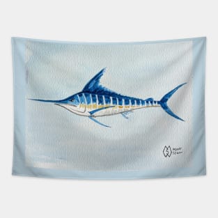 Marlin fish study Tapestry