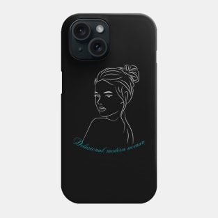 Delusional modern woman Phone Case