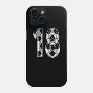 Soccer Number 18 Soccer Jersey #18 Soccer Mom Player Fan Phone Case