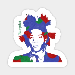 Basquiat, painting artist black Magnet