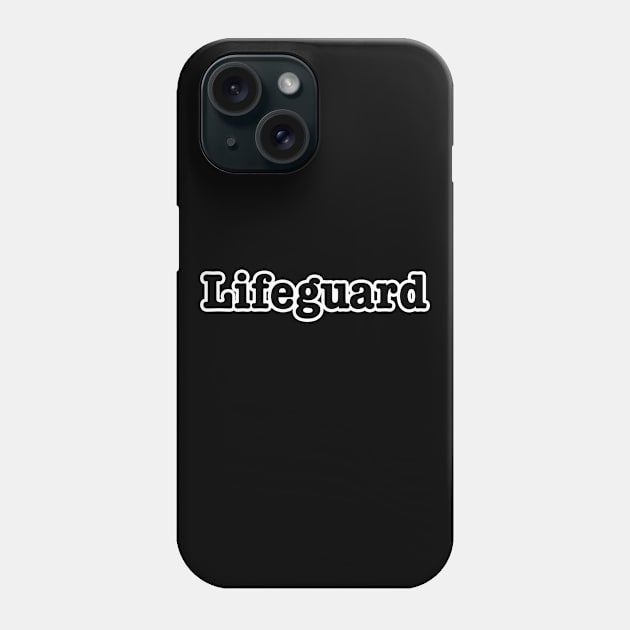 Lifeguard Phone Case by lenn