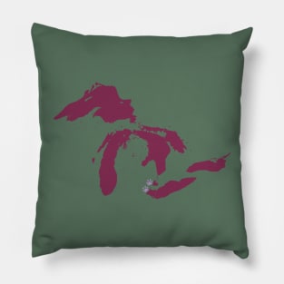 Michigan Art Pillow