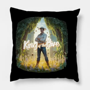 Funny Beekeeper Art For Men Dad Bee Hive Honey Beekeeping Pillow