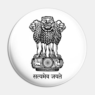 Emblem of India Pin