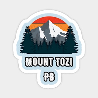 Mount Tozi PB Magnet