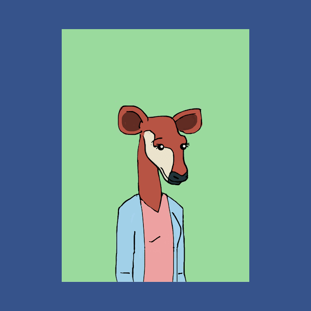 Office Okapi by PruneyToons