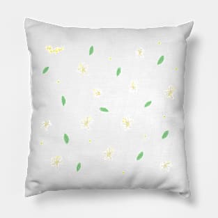 Jasmine Flowers Pattern Pillow