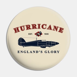 Hurricane England's Glory Pin