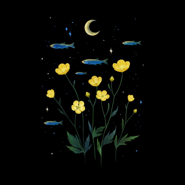 Flowers and Fish by Episodic Drawing