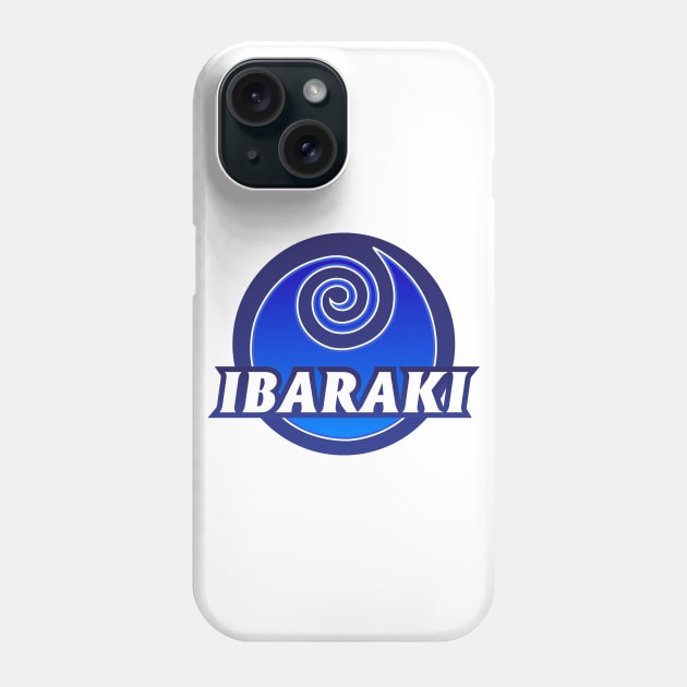 Ibaraki Prefecture Japanese Symbol Phone Case by PsychicCat