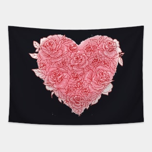 Valentine Heart Tapestry