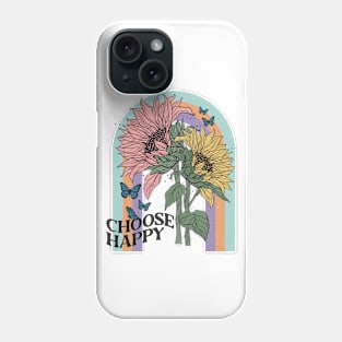 chose happy flower Phone Case