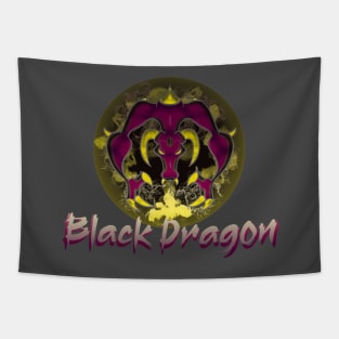 Black Dragon Tapestry