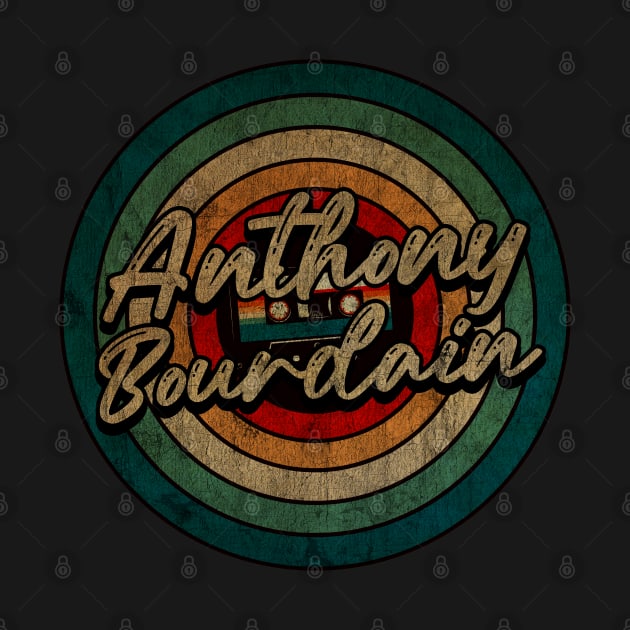 anthony bourdain -  Vintage Circle kaset by WongKere Store