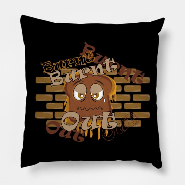 Burnt Out Pillow by mutarek