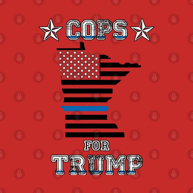 Cops For Trump by Retro Vintage