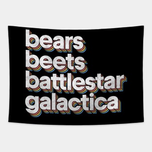 Bears - Beets - Battlestar Galactica Tapestry