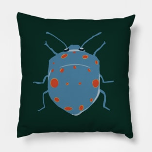 Blue bug Pillow