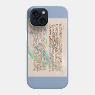 Hieroglyph Search (horizontal) Phone Case