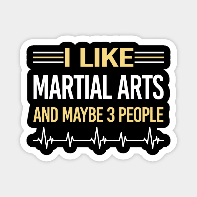 3 People Martial Arts Magnet by symptomovertake