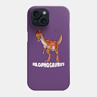 Dilophosaurus Dinosaur Design Phone Case