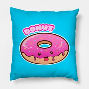 Pink Donut Pillow