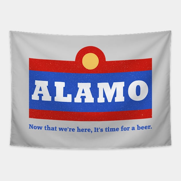 Alamo Beer Tapestry by deadright