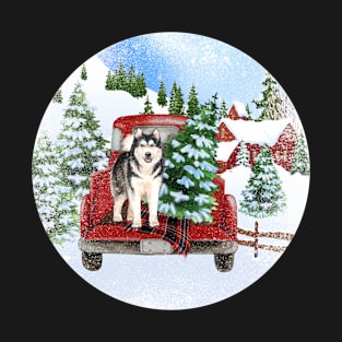 Christmas Husky T-Shirt