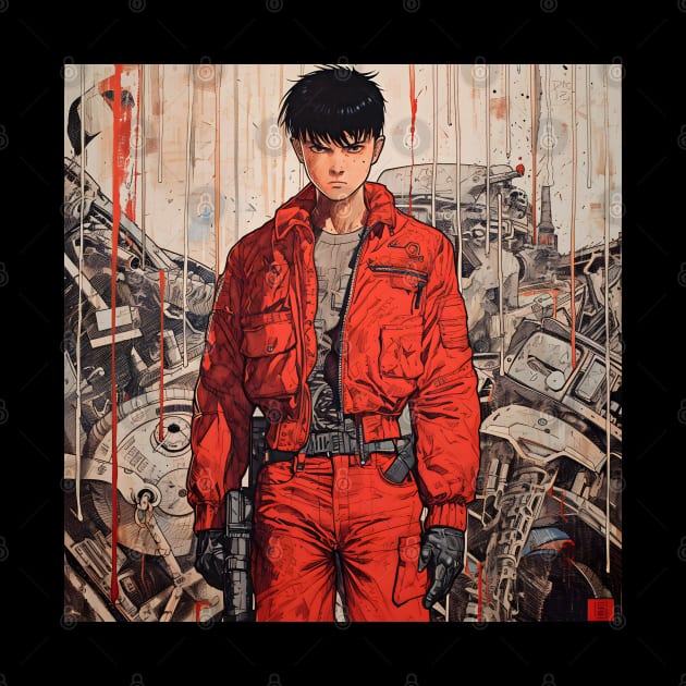 Akira Unleashed: Cyberpunk Masterpiece, Psychic Power Saga, and Fan Art Fusion by insaneLEDP