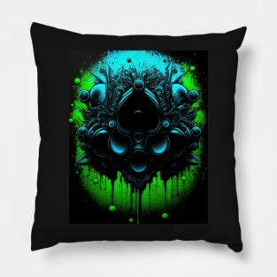 Alien's Tribal Mark Pillow