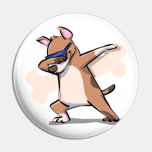 Funny Dabbing Dancing Dog Pet Pin